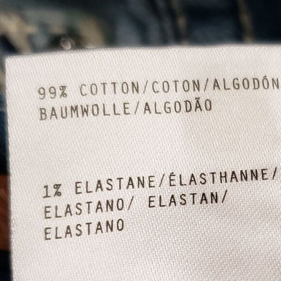 Miss Me Capri Jeans Women's Mid Rise Chunky Metallic Seams Light Wash 27 - Picture 12 of 12